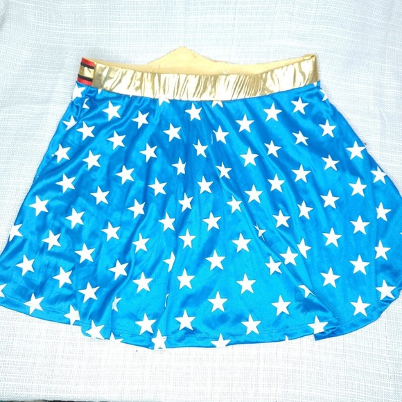 DC Wonder Woman Corset Bustier With Skirt & Accessories Halloween Cosplay Adult - Picture 11 of 16